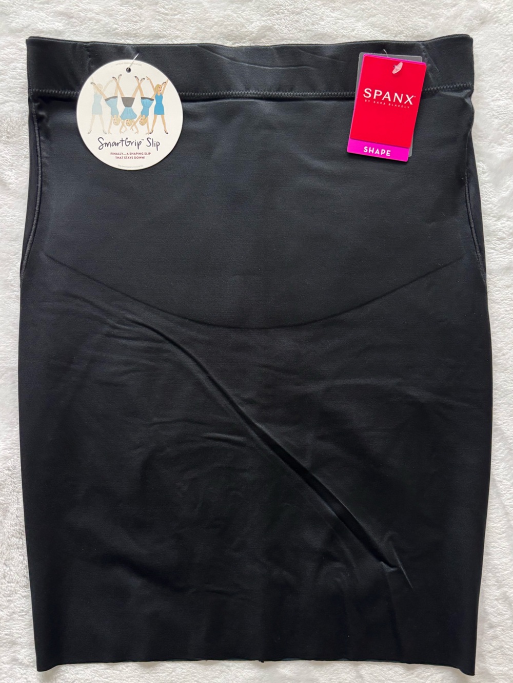 SPANX SmartGrip™ Black Hight Waist Half Slip Shaping Skirt--NWT--M